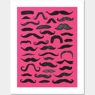 Handlebar Mustaches Posters and Art